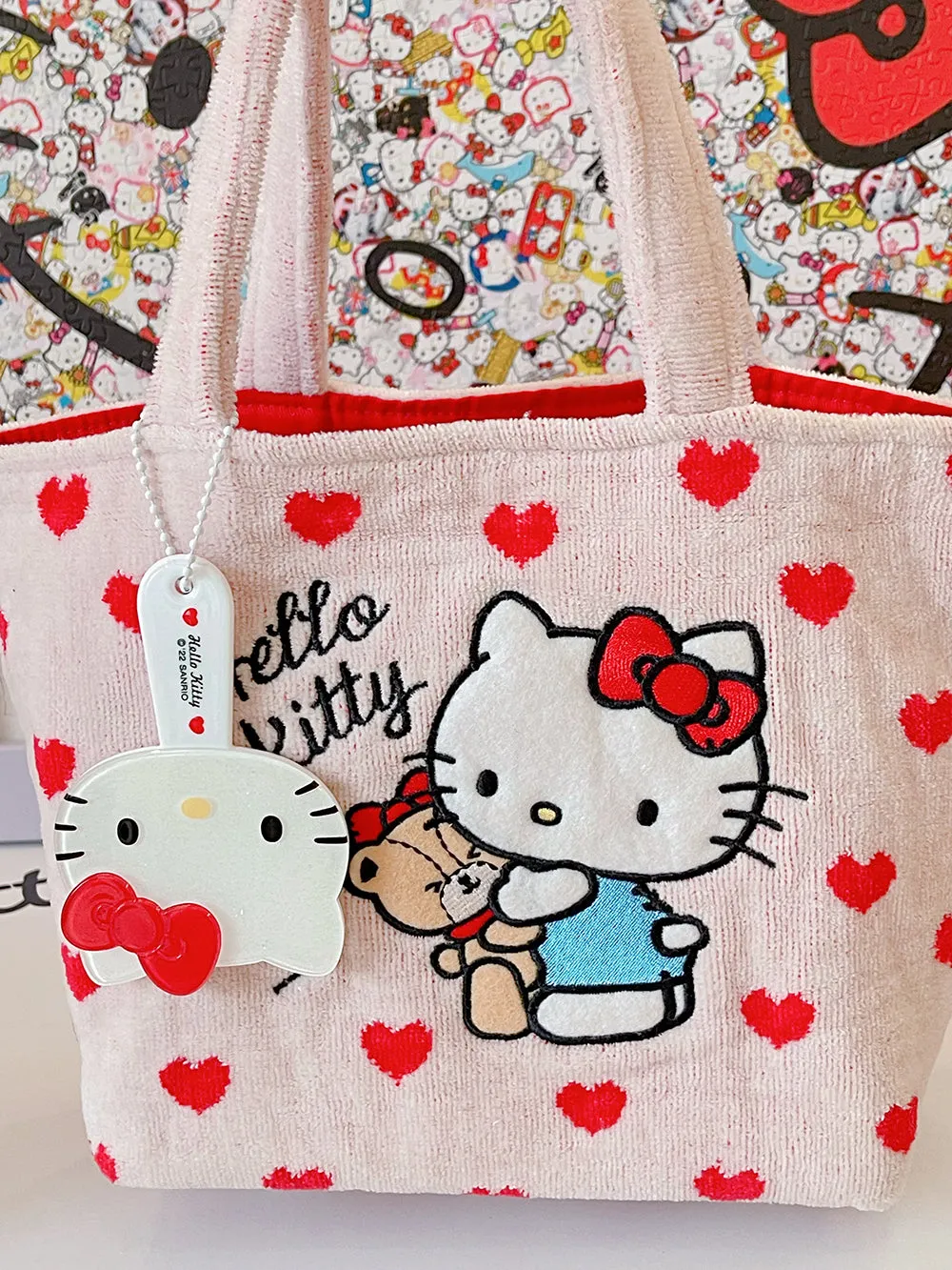 Sanrio Character Face Handheld Mirror Pendant