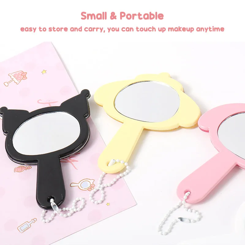 Sanrio Character Face Handheld Mirror Pendant