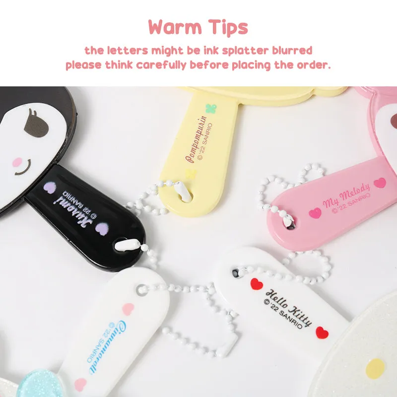 Sanrio Character Face Handheld Mirror Pendant