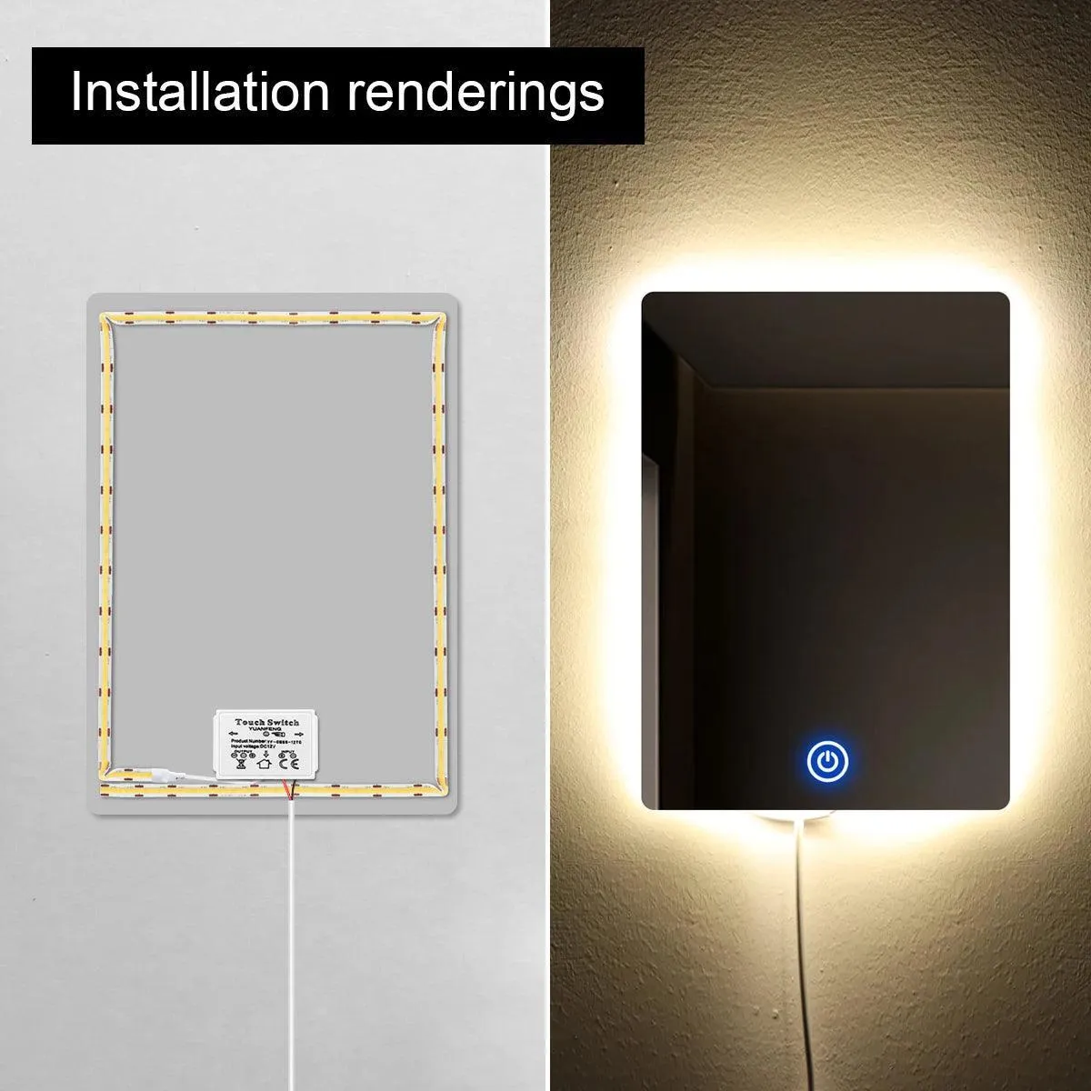 Smart Glass-Compatible Bathroom Lighting Switch: Elevate Your Space