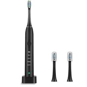 Sonic Electric Toothbrush For Adults Magnetic Charging Waterproof IPX7 Replacement Heads Set