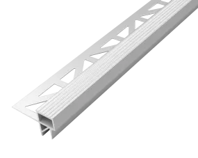 SQUARESTEP -LED – Stair nosing profile - 7/16 in. H x 11/16 in. W - Silver Anodized - stair nosing lighting