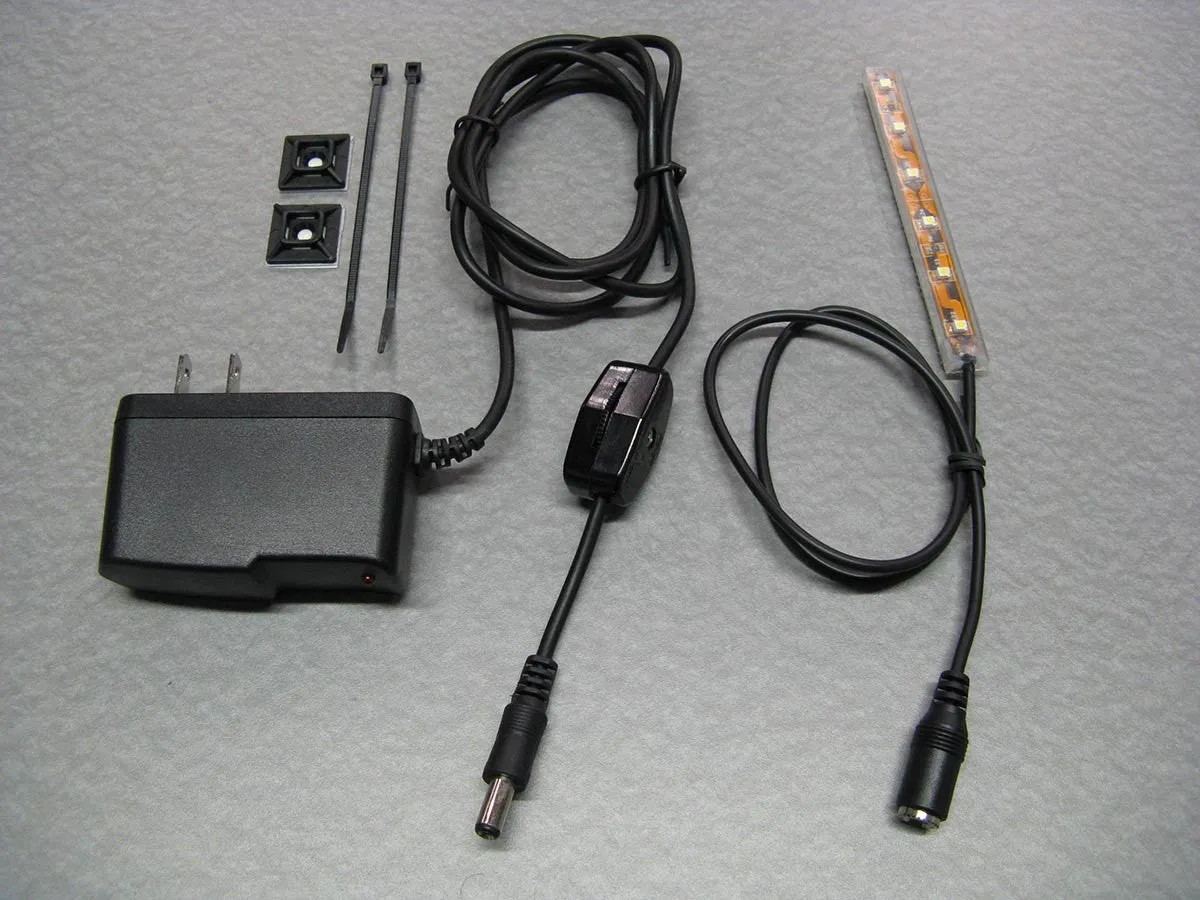 Standard LED shellplate lighting kit.