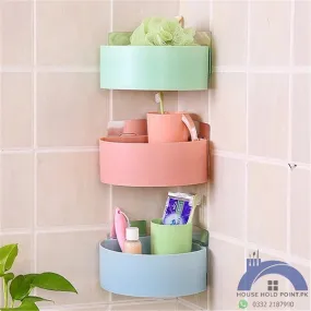 Stick On Triangle Corner Shelf