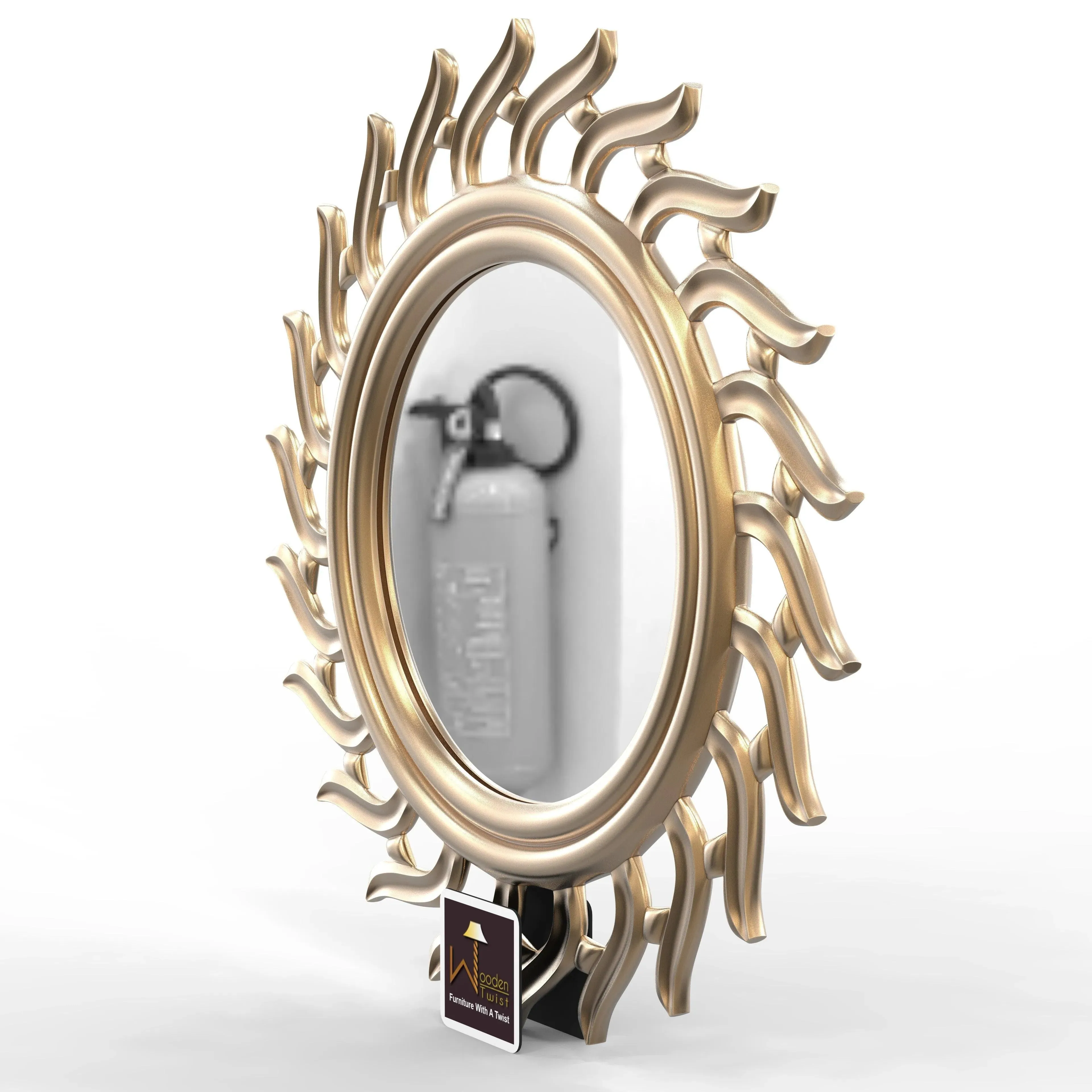 Subir Hand Carved Wall Mirror Frame