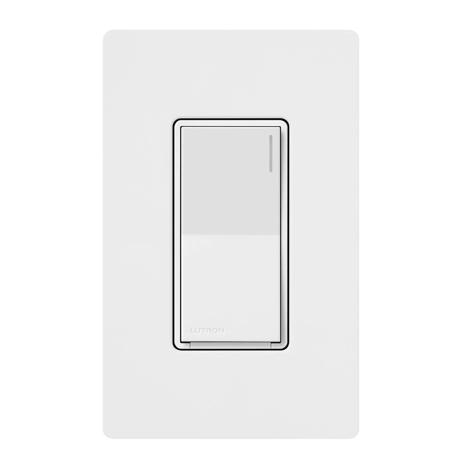 Sunnata Single Pole/Multi-Location Rocker Light Switch, White