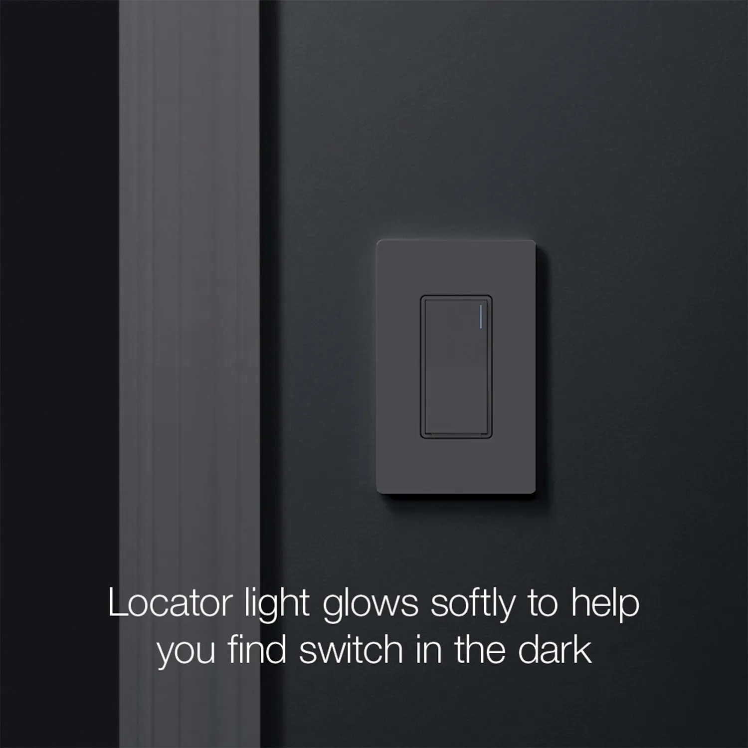 Sunnata Single Pole/Multi-Location Rocker Light Switch, White