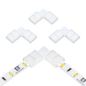 SureLock Pro 2 Pin LED Strip Light Tape to Tape Corner Connectors