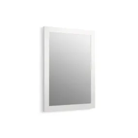Tresham Linen White Framed Mirror (23.5" x 32" x 1")