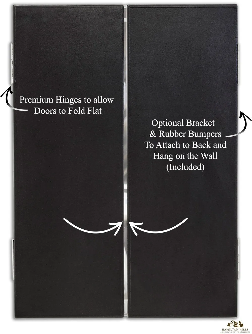 Trifold Vanity Mirror - 28 X 40 Inches Tri-Fold Tabletop Mirror Or Wall-Mount Mirror With