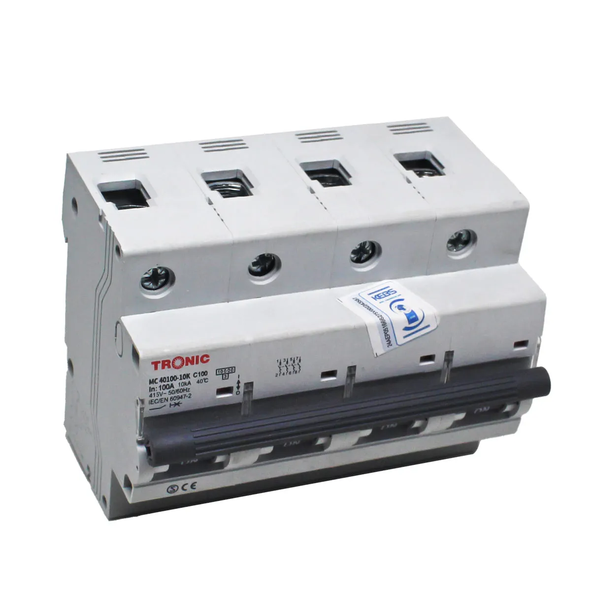 Tronic MCB TPN 100A 10K MC 40100-10K