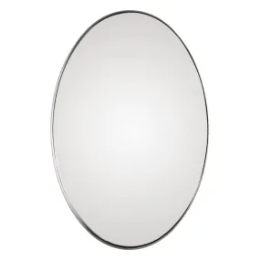 Uttermost Pursley Brushed Nickel Oval Mirror