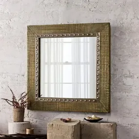 Vintage HandCrafted Bathroom Mirror 26" W X 26" H