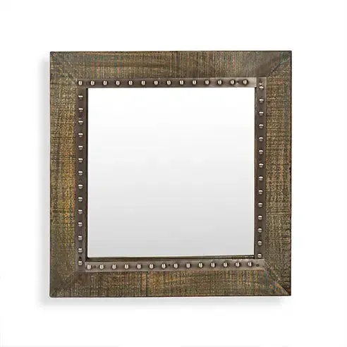 Vintage HandCrafted Bathroom Mirror 26" W X 26" H