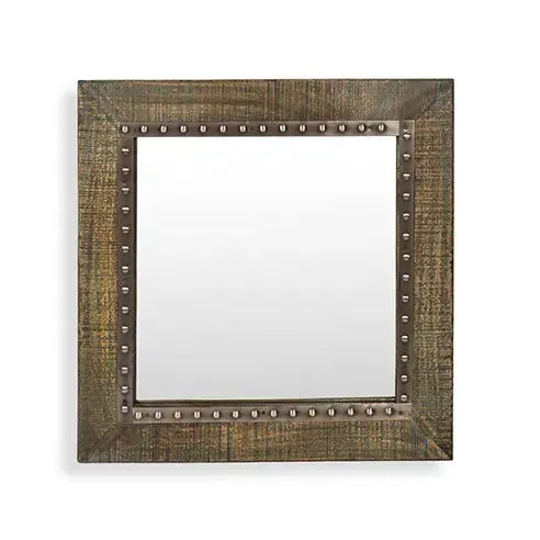 Vintage HandCrafted Bathroom Mirror 32" W X 32" H