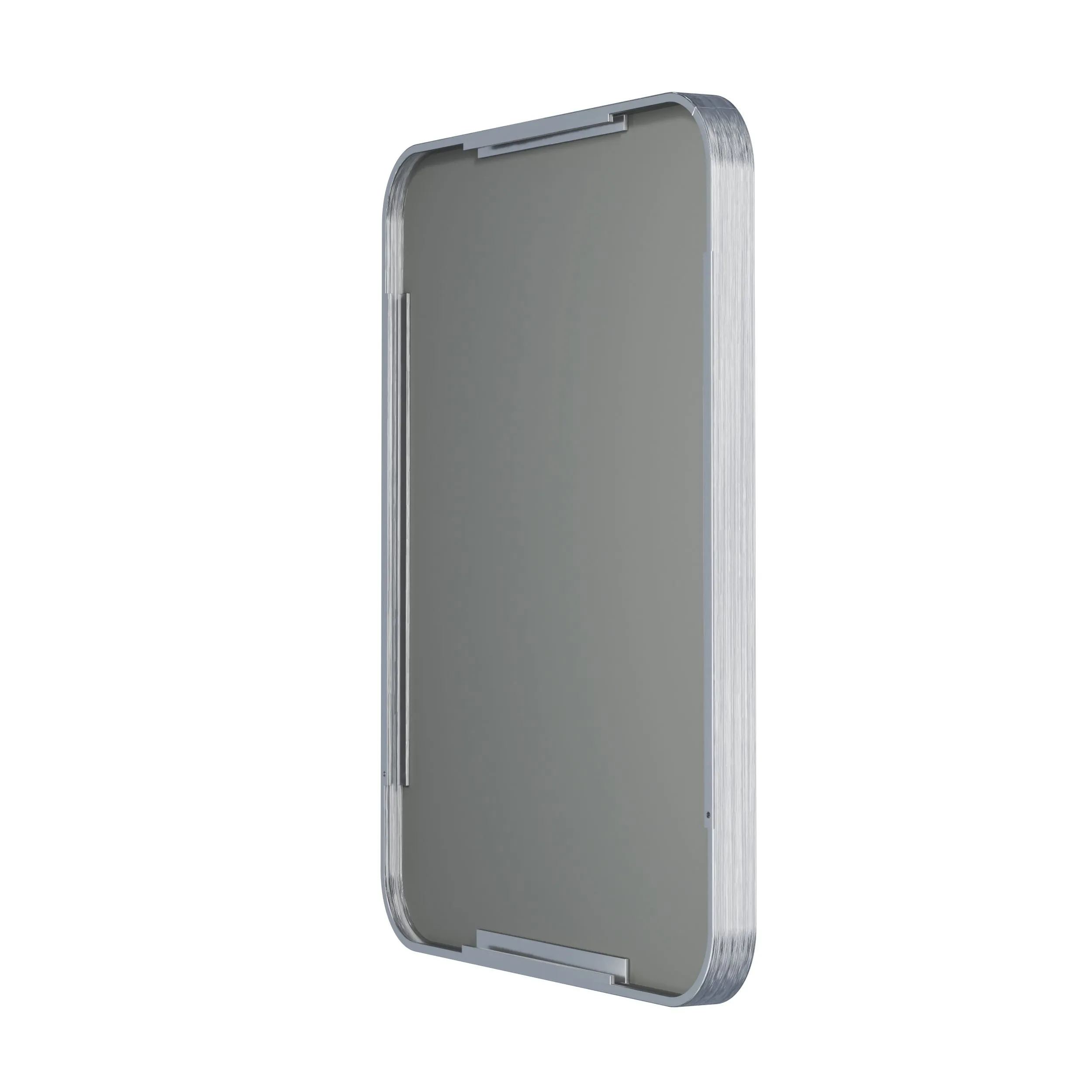 Waterpar® 28 in. W x 36 in. H Rectangular Aluminum Framed Wall Bathroom Vanity Mirror