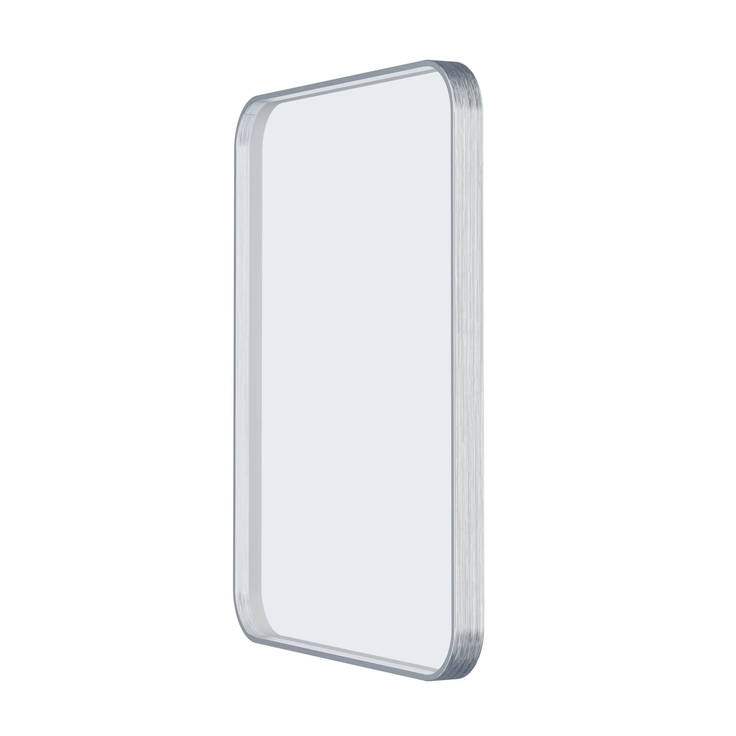 Waterpar® 28 in. W x 36 in. H Rectangular Aluminum Framed Wall Bathroom Vanity Mirror