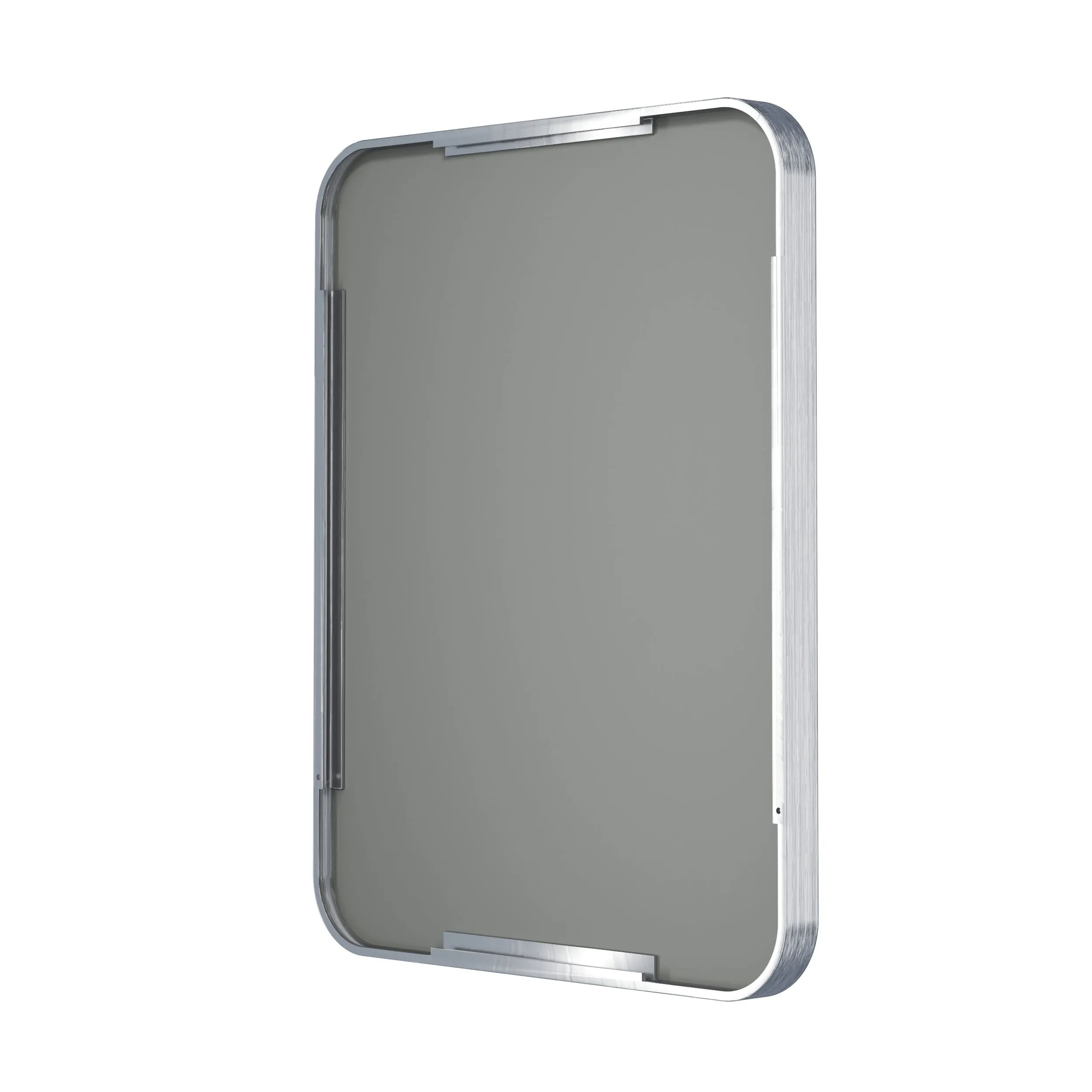 Waterpar® 28 in. W x 36 in. H Rectangular Aluminum Framed Wall Bathroom Vanity Mirror