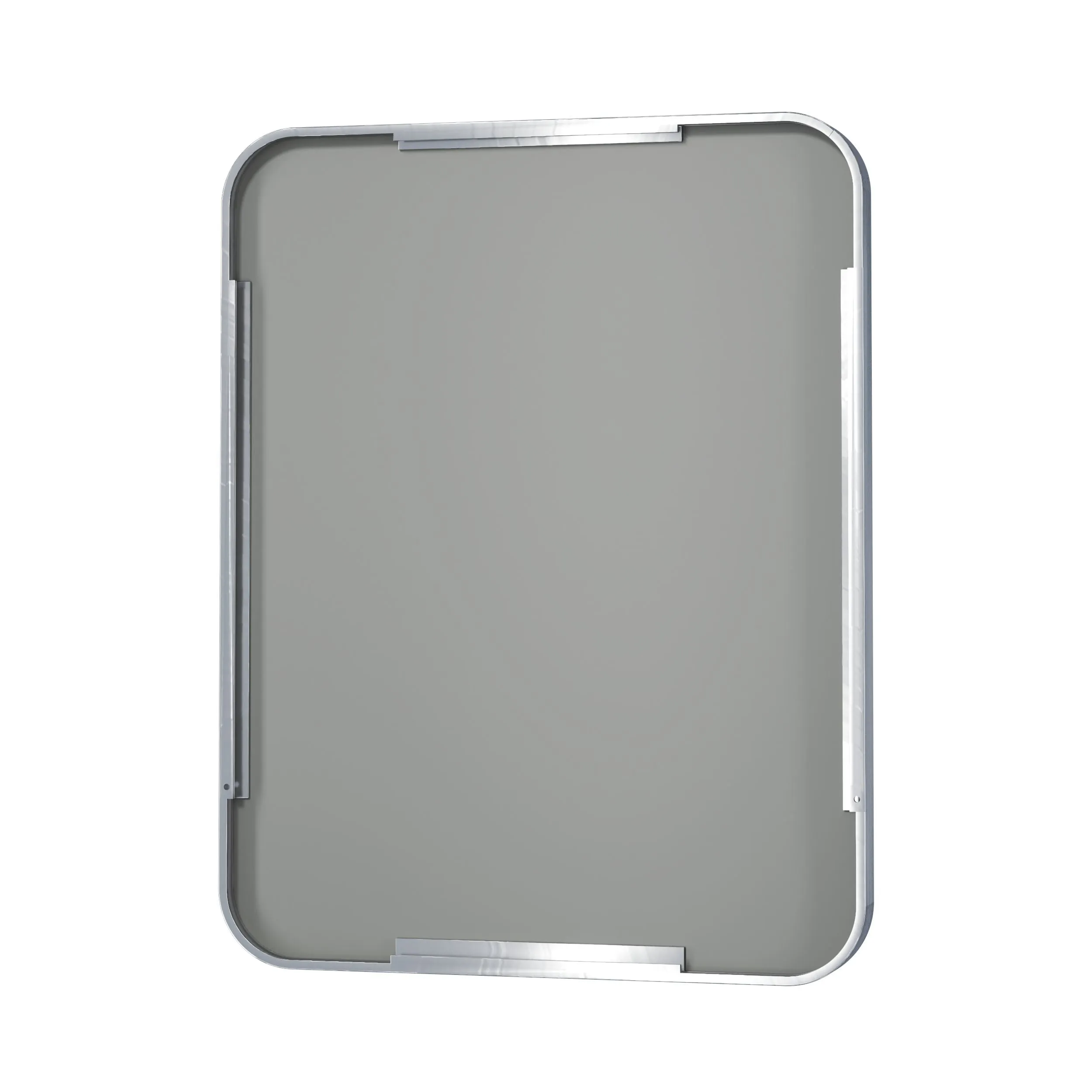 Waterpar® 28 in. W x 36 in. H Rectangular Aluminum Framed Wall Bathroom Vanity Mirror