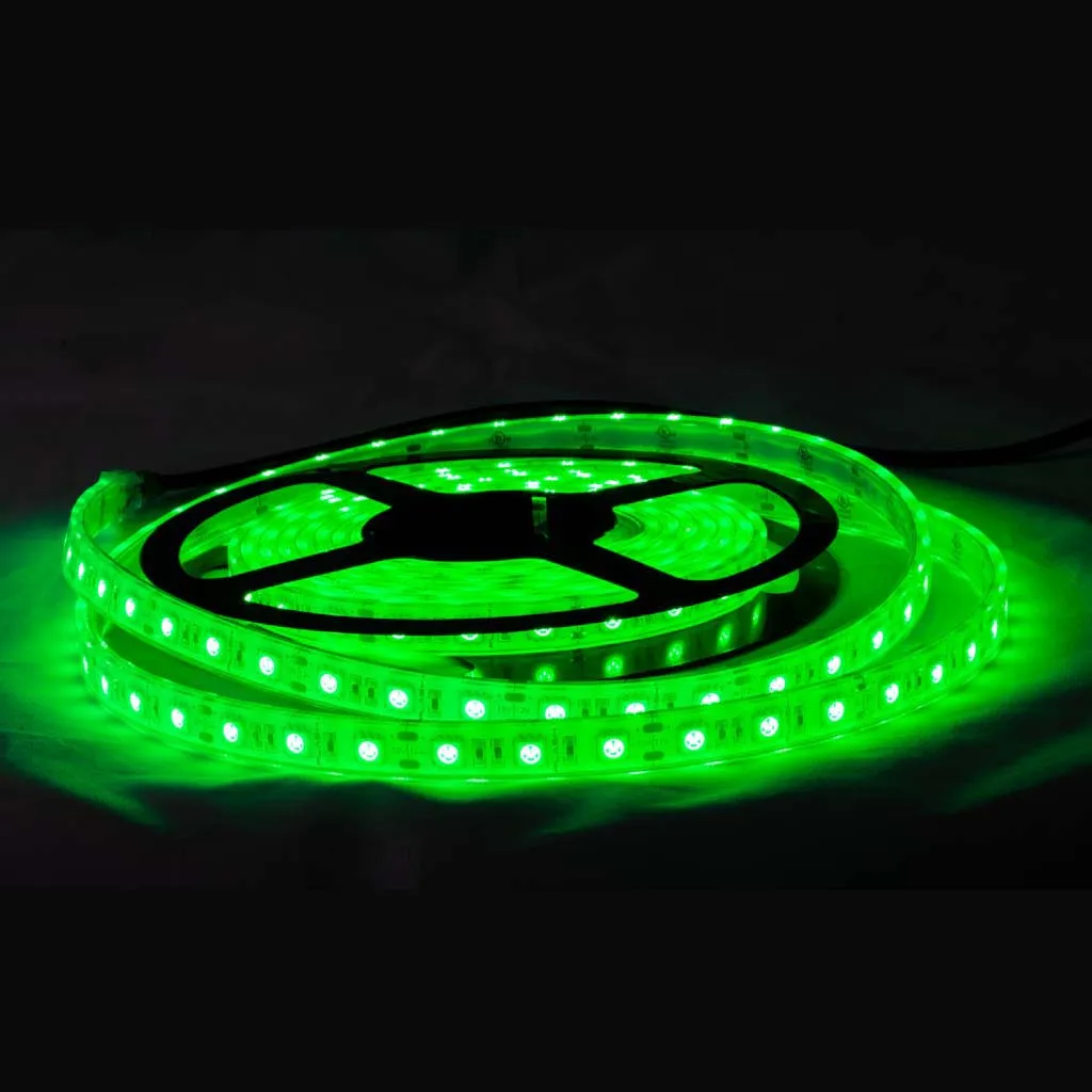 Waterproof Flexible Light Strip - IP68 - 12V Green