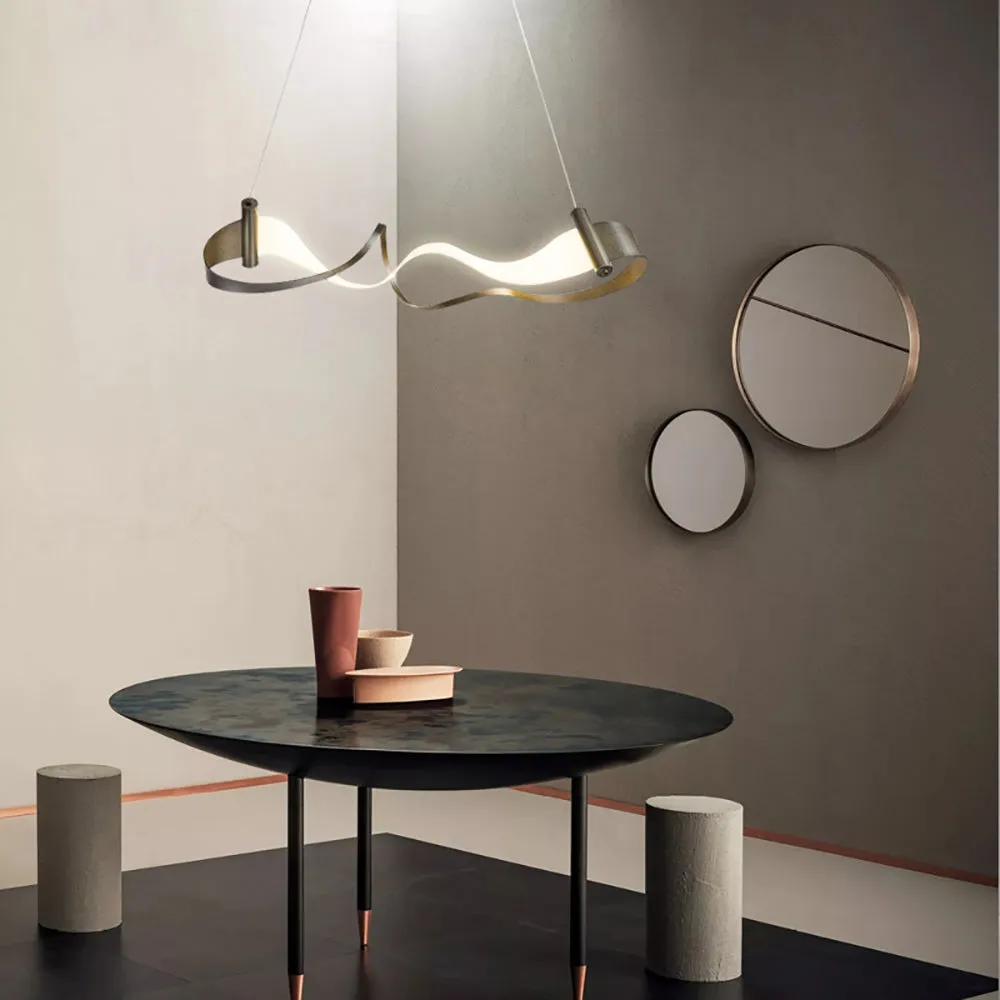 Wave Chandelier: Stylish Lighting for Any Space