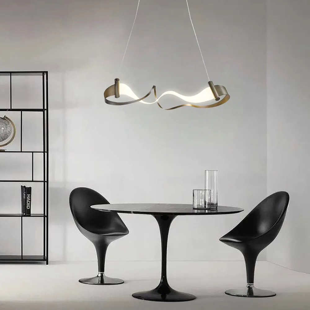 Wave Chandelier: Stylish Lighting for Any Space