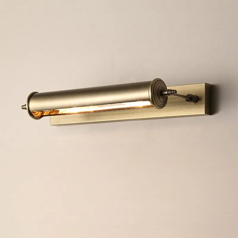 WCUS Vintage Bronze Bathroom Light Replaceable E14 Bulb