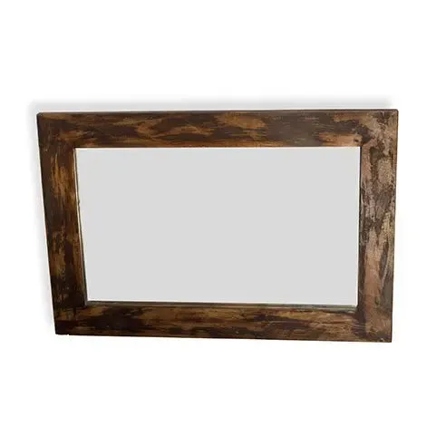 Weathered Grey Bath Mirror