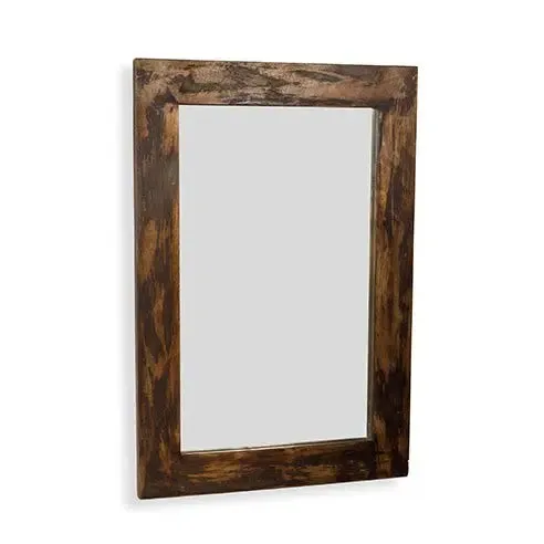 Weathered Grey Bath Mirror