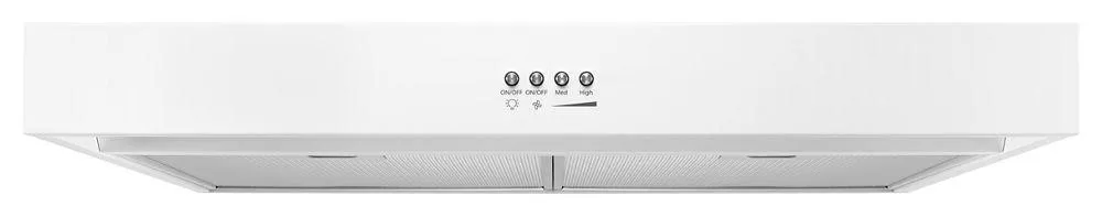 Whirlpool WVU37UC0FW 30" Range Hood with Dishwasher-Safe Full-Width Grease Filters