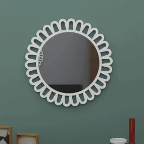 Wooden Twist Modern Decorative Wooden Wall Mirror Bathroom Mirror Dressing Bathroom Vanity Mirror