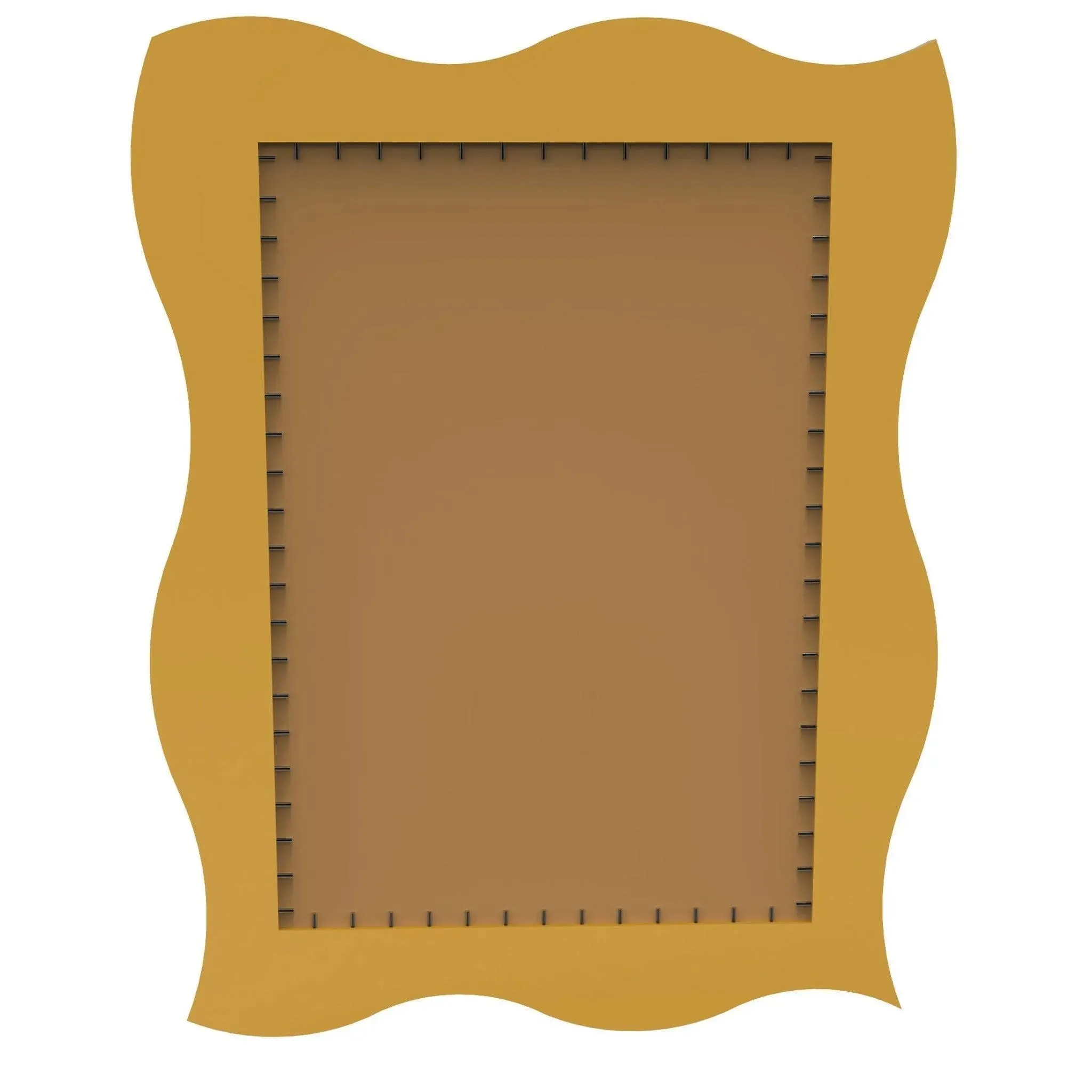 Wooden Twist Modern Rectangular Decorative Wooden Wall Mirror Bathroom Mirror Dressing Bathroom Vanity Mirror