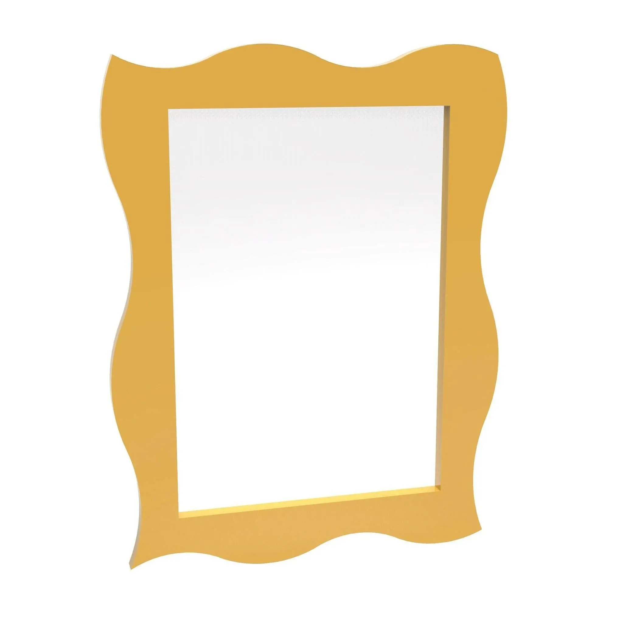 Wooden Twist Modern Rectangular Decorative Wooden Wall Mirror Bathroom Mirror Dressing Bathroom Vanity Mirror