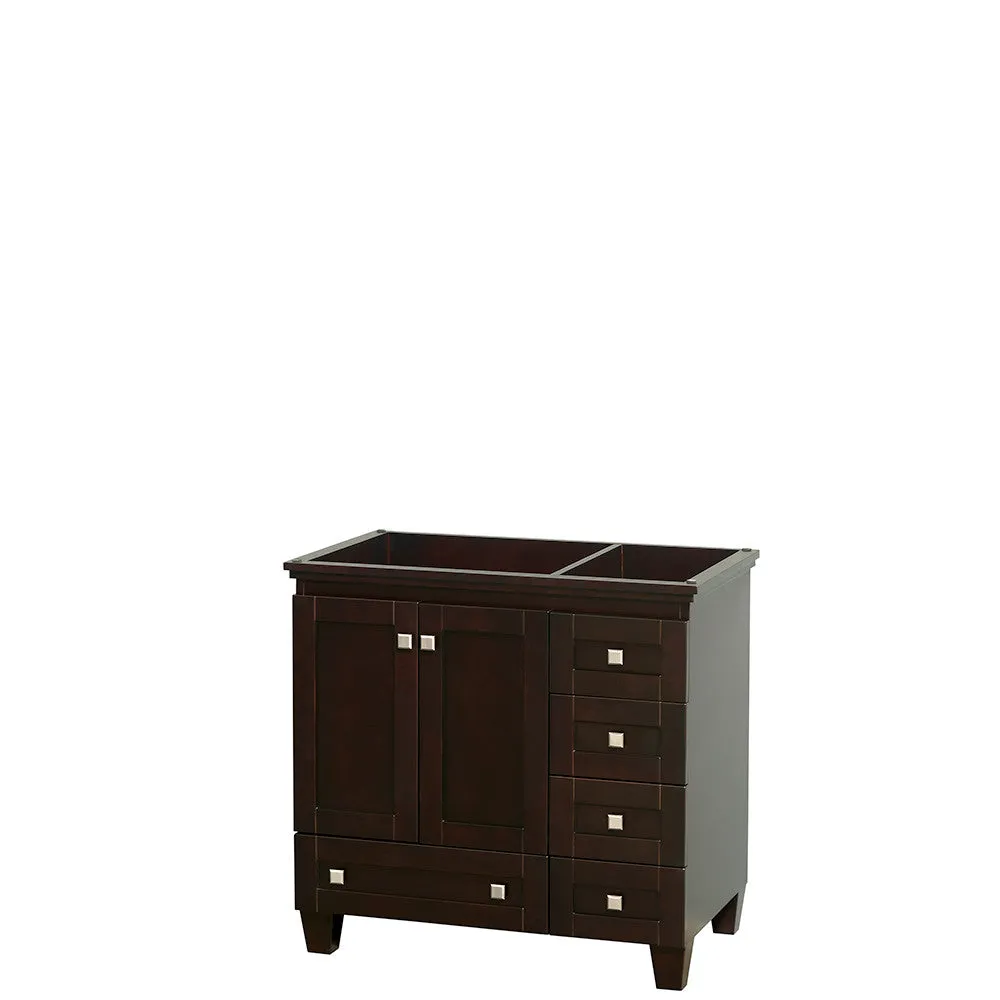 WYNDHAM COLLECTION Acclaim 36-inch Bathroom Vanity Set - Espresso
