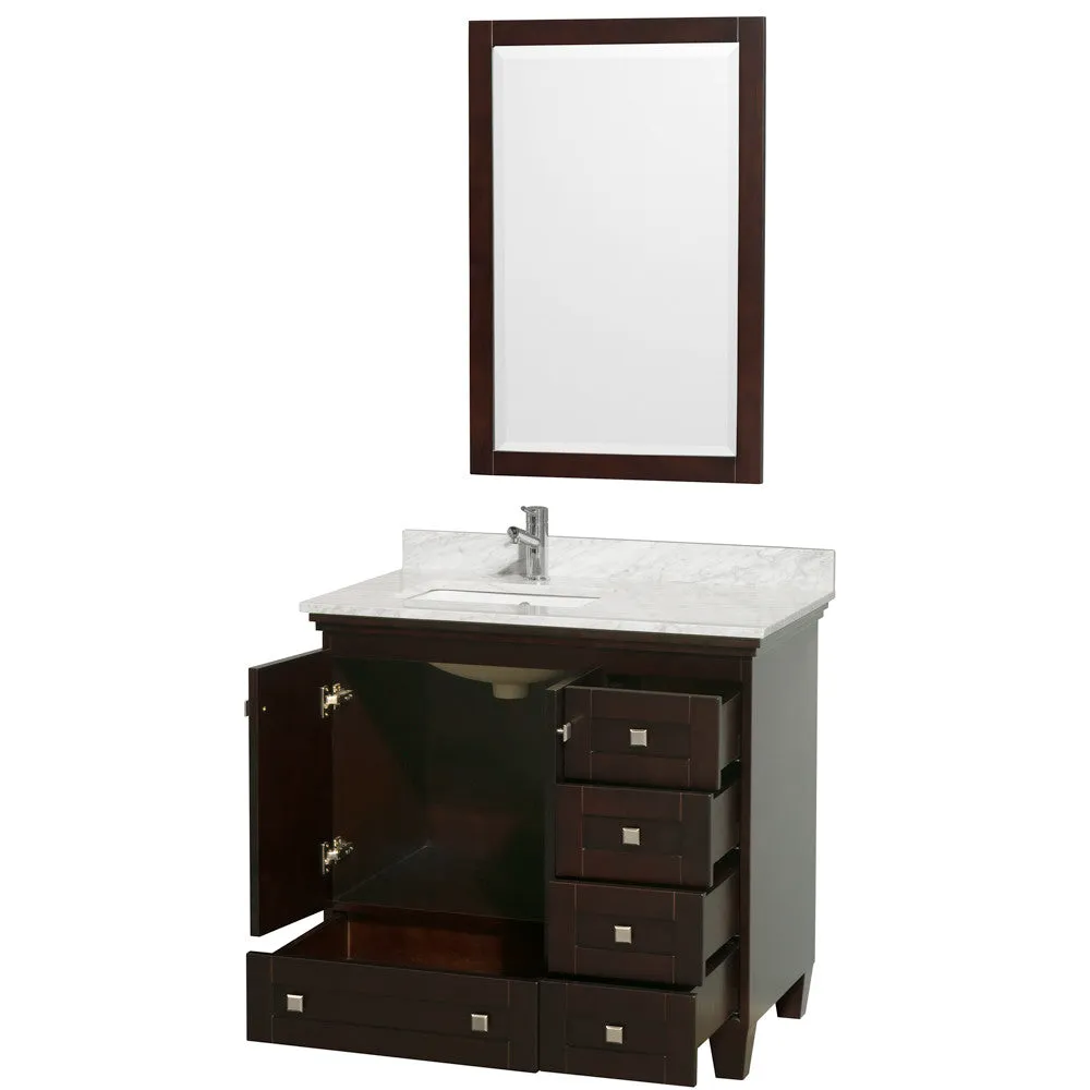 WYNDHAM COLLECTION Acclaim 36-inch Bathroom Vanity Set - Espresso