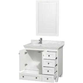 WYNDHAM COLLECTION Acclaim 36" Bathroom Vanity Set - White